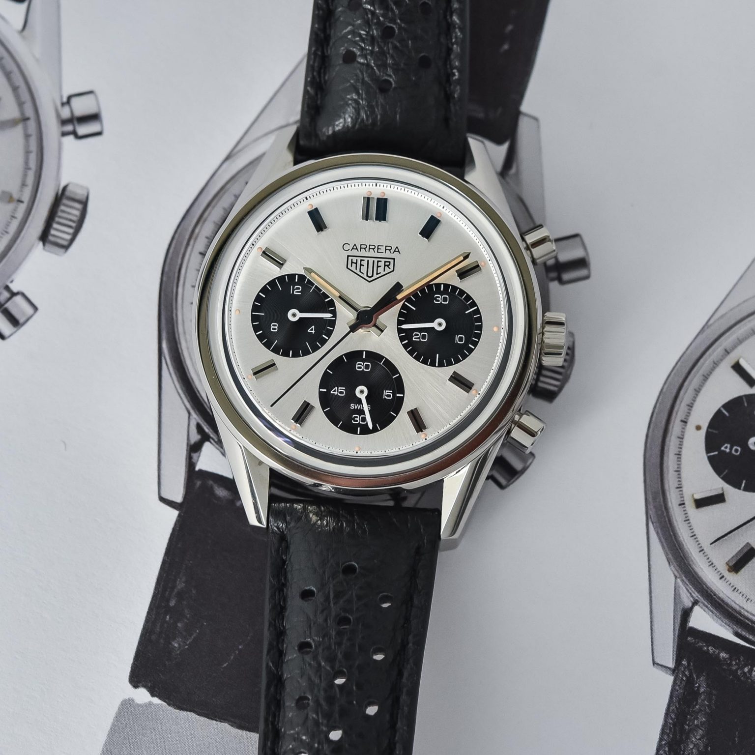 TAG-Heuer-Carrera-Chronograph-60th-Anniversary-Edition-Panda-Dial ...